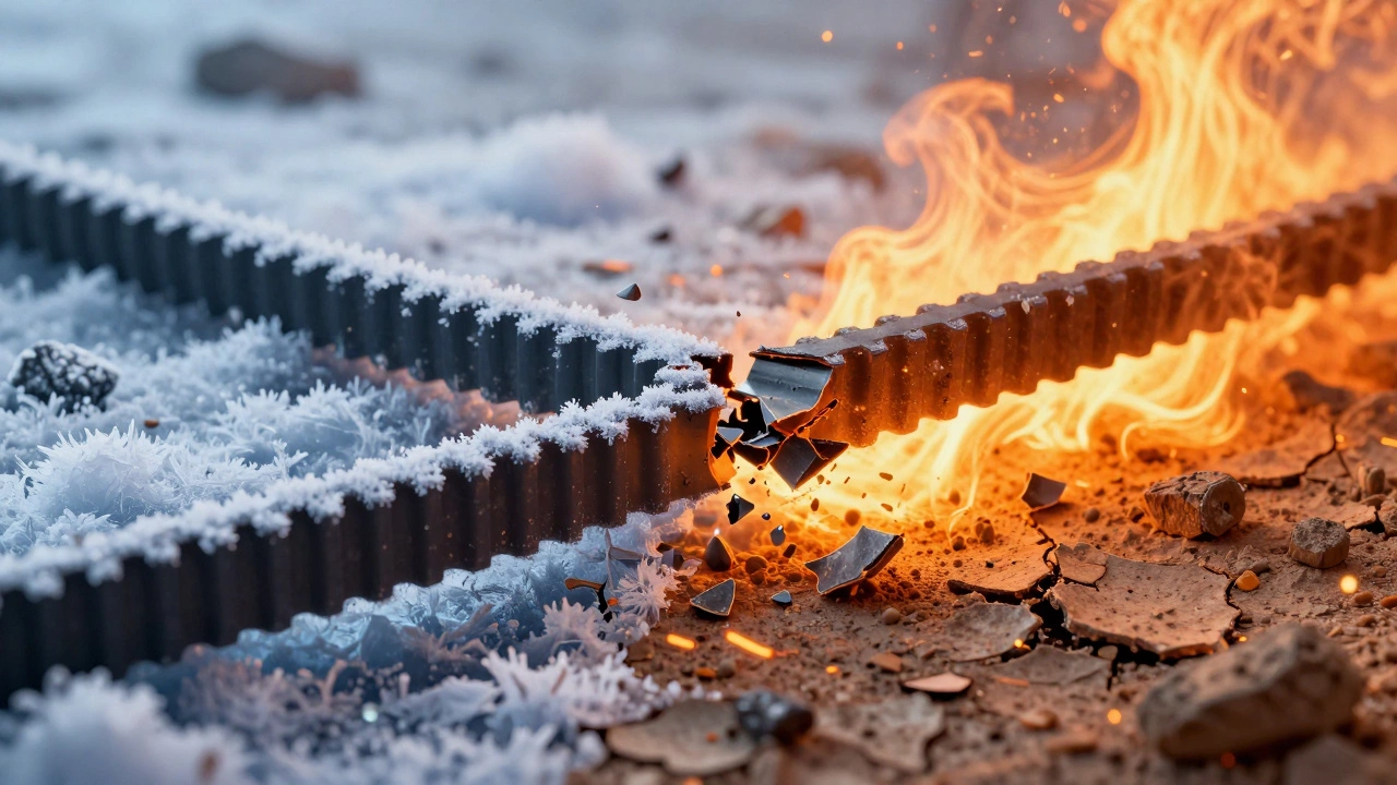 Концепция термического старения ремня ГРМ в условиях жары и мороза